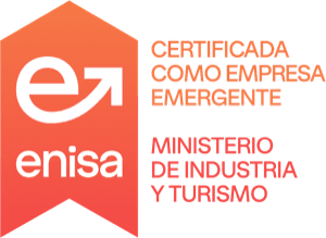 Certificada como Empresa Emergente por ENISA - Ministerio de Industria y Turismo